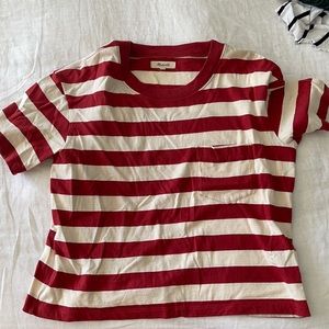 Madewell striped pocket tee
